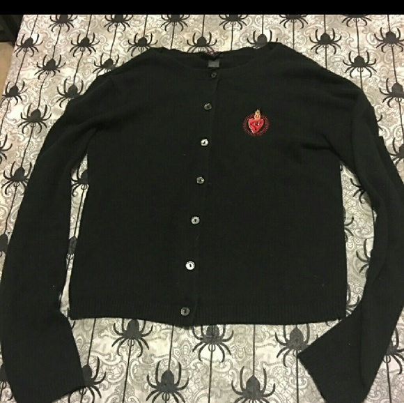 Hot Topic Sweaters - *SOLD*Lucky 13 Cardigan